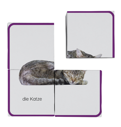 Innenansicht 2 zum Buch Erstes Lernen Würfelpuzzle. Haustiere