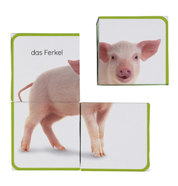 Innenansicht 2 zum Buch Erstes Lernen Würfelpuzzle. Bauernhof