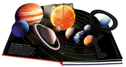 Innenansicht 1 zum Buch Kinder-Weltraumatlas mit Pop-up-Planeten