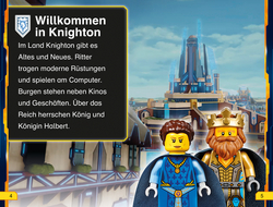 Innenansicht 1 zum Buch SUPERLESER! LEGO® NEXO KNIGHTS™. Die Ritter der Zukunft