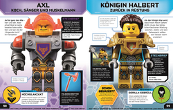Innenansicht 1 zum Buch LEGO® NEXO KNIGHTS™ Lexikon der Minifiguren