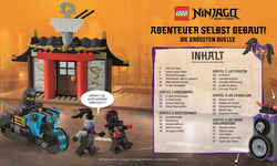 Innenansicht 1 zum Buch LEGO® NINJAGO® Abenteuer selbst gebaut! Die größten Duelle