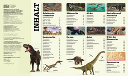 Innenansicht 1 zum Buch Wo in aller Welt. Dinosaurier-Atlas
