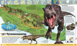 Innenansicht 3 zum Buch Wo in aller Welt. Dinosaurier-Atlas