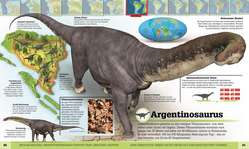 Innenansicht 4 zum Buch Wo in aller Welt. Dinosaurier-Atlas