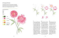 Innenansicht 4 zum Buch Blüten, Blätter, Pflanzen malen mit Watercolor