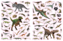 Innenansicht 7 zum Buch Sticker-Lexikon. Dinosaurier