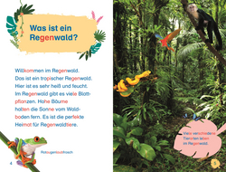Innenansicht 1 zum Buch SUPERLESER! Tiere des Regenwalds