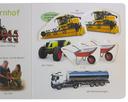 Innenansicht 1 zum Buch Erstes Lernen Puzzlebuch. Fahrzeuge