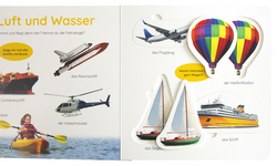 Innenansicht 2 zum Buch Erstes Lernen Puzzlebuch. Fahrzeuge