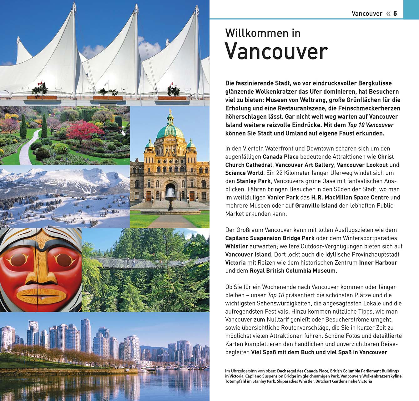 Top 10 Reisefuhrer Vancouver Dk Verlag