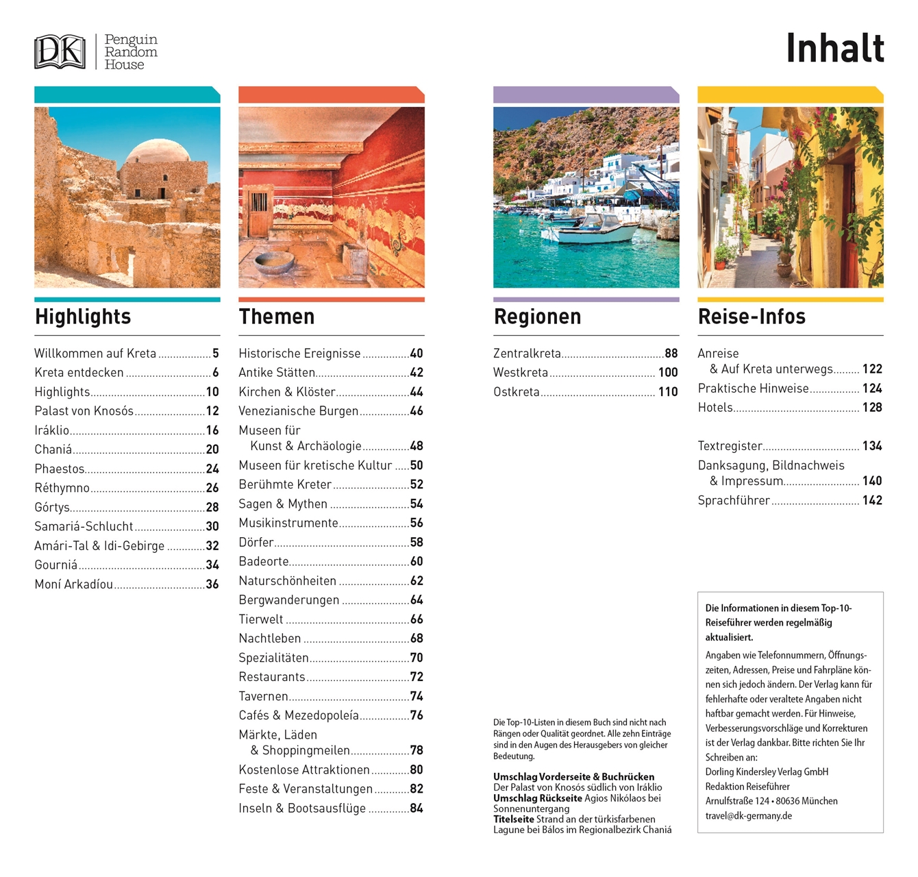 Top 10 Reisefuhrer Kreta Dk Verlag