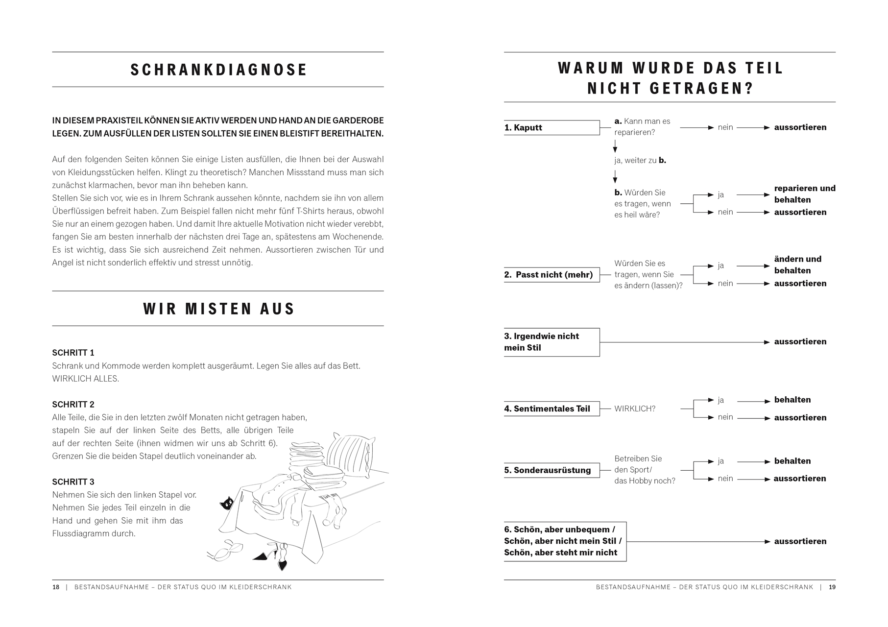 Minimalismus im Kleiderschrank: Mode-Buch für mehr Stil